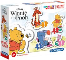 CLEMENTONI Moje první tvarované puzzle Medvídek Pú baby skládačka 4v1