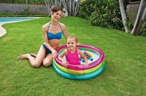 Bazén dětský nafukovací 168x46cm čtyřbarevný kruh Sunset glow 56441