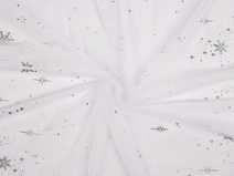 Tyl oděvní / dekorační se vzorem po obou stranách METRÁŽ