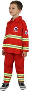 KARNEVAL Šaty záchranář český potisk vel. S (105-116cm) 4-6 let *KOSTÝM*