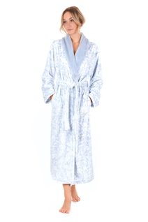 Flora ledově modrá - Dámský Župan s Límcem 25 56 5253
