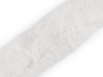 Oděvní kožešina s poutky na kapuci délka 68 cm