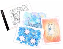 Sada na malování - Art box kreativní sada 150ks v kufříku 36x31x5cm ve fólii