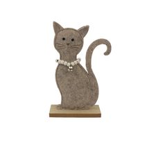 Dekorace kočka X3871/1 - 11 x 4 x 19 cm