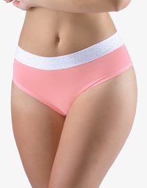 GINA dámské kalhotky klasické, širší bok, s potiskem Disco XVIII 10276P