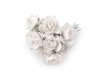 Růže na drátku / polotovar na vývazky Ø20 mm délka 7 cm