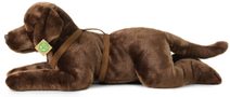 PLYŠ Pes labrador hnědý 61cm ležící Eco-Friendly *PLYŠOVÉ HRAČKY*