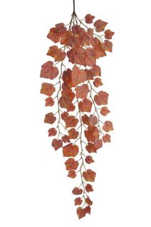 Umělá girlanda javor 120 cm - červená