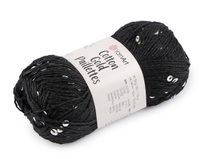 Pletací příze Cotton Gold Paillettes s flitry 50 g
