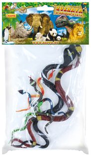 Zvířátka safari ZOO 6ks plast 10cm v sáčku