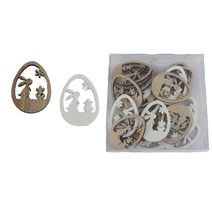 Velikonoční vajíčka, 24 ks D7034 - 9 cm