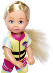 SIMBA Panenka Evička Cutie s čelenkou s ouškama zvířátko 3 druhy