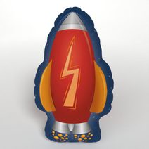 Dětský polštářek Raketa