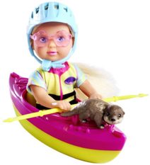 SIMBA Panenka Evička Cutie s čelenkou s ouškama zvířátko 3 druhy