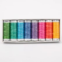 Nitě POLY SHEEN a METALLIC Mettler vánoční sada 8 kusů