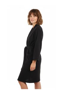 Mušelínový župan Dacca Black 12 24 9999 unisex