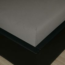 Jersey prostěradlo s lycrou jednolůžko 90x200cm tmavě šedé
