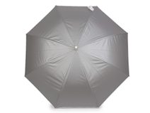 Dámský vystřelovací deštník béžový lem