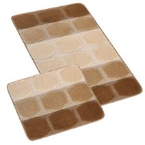 SADA BANY 60x100 + 60x50 cm - bez výkroje Béžová,Růžová 760/016