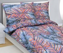 Povlečení bavlněné Modrá,Oranžová,Fialová 90/501