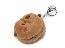 Plyšové kosmetické zrcátko / přívěsek na kabelku medvěd, kapybara