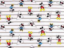 Bavlněný licenční úplet Mickey Mouse / Minnie METRÁŽ