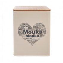 Dóza Mouka hladká SRDCE O0155 - 11,5 x 11,5 x 14 cm