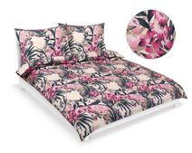 Povlečení bavlna na dvoudeku Růžová,Zelená 90/208