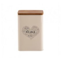 Dóza Čaj SRDCE O0161 - 9,5 x 9,5 x 14 cm