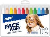 KARNEVAL Barvy na obličej MFP set 12ks *KARNEVALOVÝ DOPLNĚK*