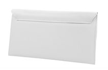 Elegantní bílé tenké dámské psaníčko SP07 GROSSO