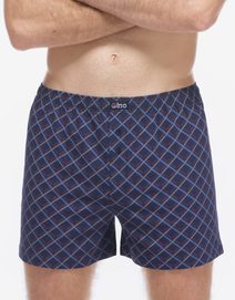 GINA pánské trenky volné, šité, s potiskem 75218P