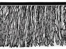 Třásně s holografickými flitry šíře 30 cm METRÁŽ