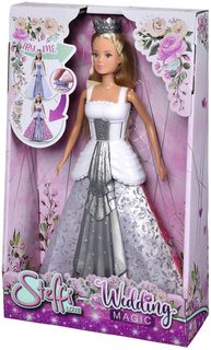 Panenka Steffi Love princezna 29cm třpytivé šaty 2 druhy