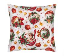 Povláček Vánoce Červená,Zlatá,Smetanová 55/132 45x45 cm