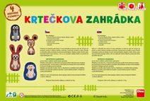 DINO Hra Krtečkova zahrádka 3D Krtek (Krteček) *SPOLEČENSKÉ HRY*