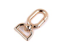 Kovová karabina s obrtlíkem průvlek 13 mm