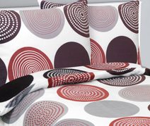 Povlečení MIKROFLANEL Růžová,Bílá 95/294 140x200, 70x90 cm