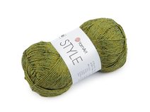 Bavlněná pletací příze Style s viskozovým vláknem 50 g