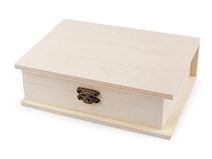 Dřevěná krabička k dozdobení