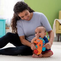 LAMAZE Baby šustící veselá chobotnička textilní pro miminko