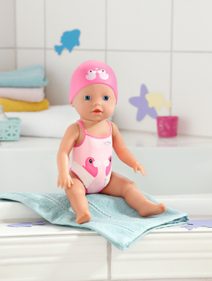 Baby želvička do vody 11cm na baterie s vodotryskem plast pro miminko