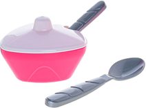 Čajový set dětské nádobíčko s podnosem a sladkostmi 15ks v síťce plast