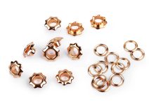 Průchodky s podložkou vnitřní Ø5 mm / vnější Ø11 mm květ 50 párů