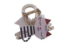 Skřipec do vlasů kočka