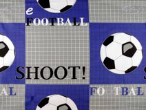 Bavlněná látka / plátno fotbal METRÁŽ