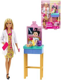 MATTEL BRB Povolání herní set Panenka Barbie doktorka s doplňky