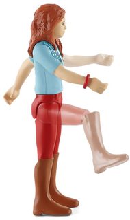 Kůň + panenka žokejka plast 20cm v krabici