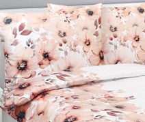 Saténové prodloužené povlečení LUXURY COLLECTION 140x220, 70x90cm béžové
