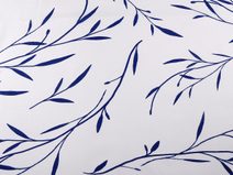 Bavlněná látka / plátno listy METRÁŽ